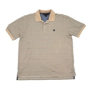 Brooks Brothers Original Fit Striped Polo Shirt Men's L 100%‎ Cotton